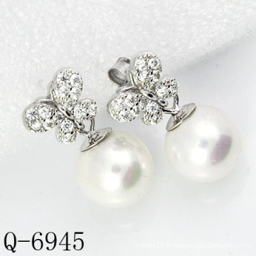 Dernières Styles Boucles d&#39;Oreilles 925 Argent (Q-6945)